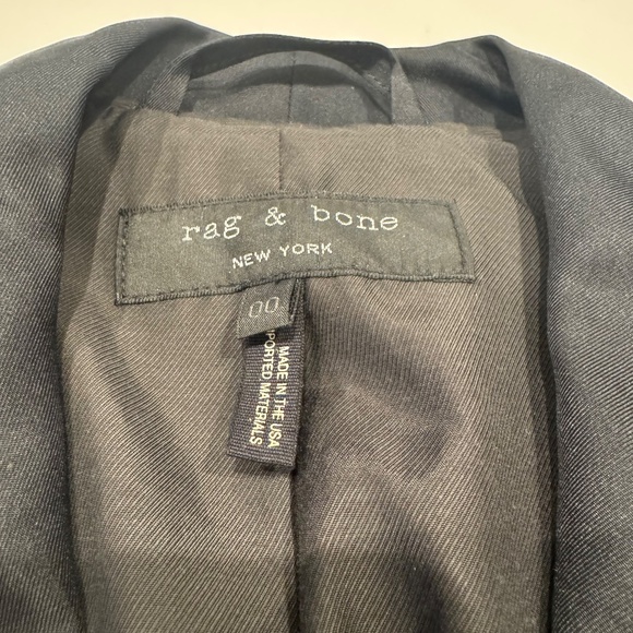 Rag and bone 100% silk women’s blazer - Picture 3 of 5